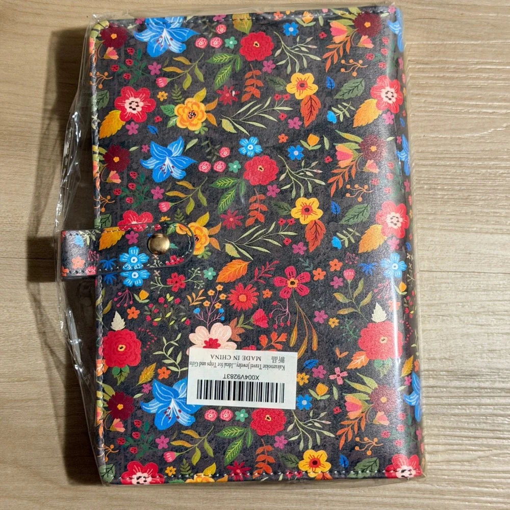 Kakurookie Travel Jewelry Organizer Case Floral‎ NEW